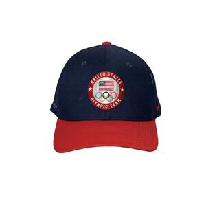 Nike United States Olympic Team USA Red White Blue Classic99 Cap Hat Dri Fit